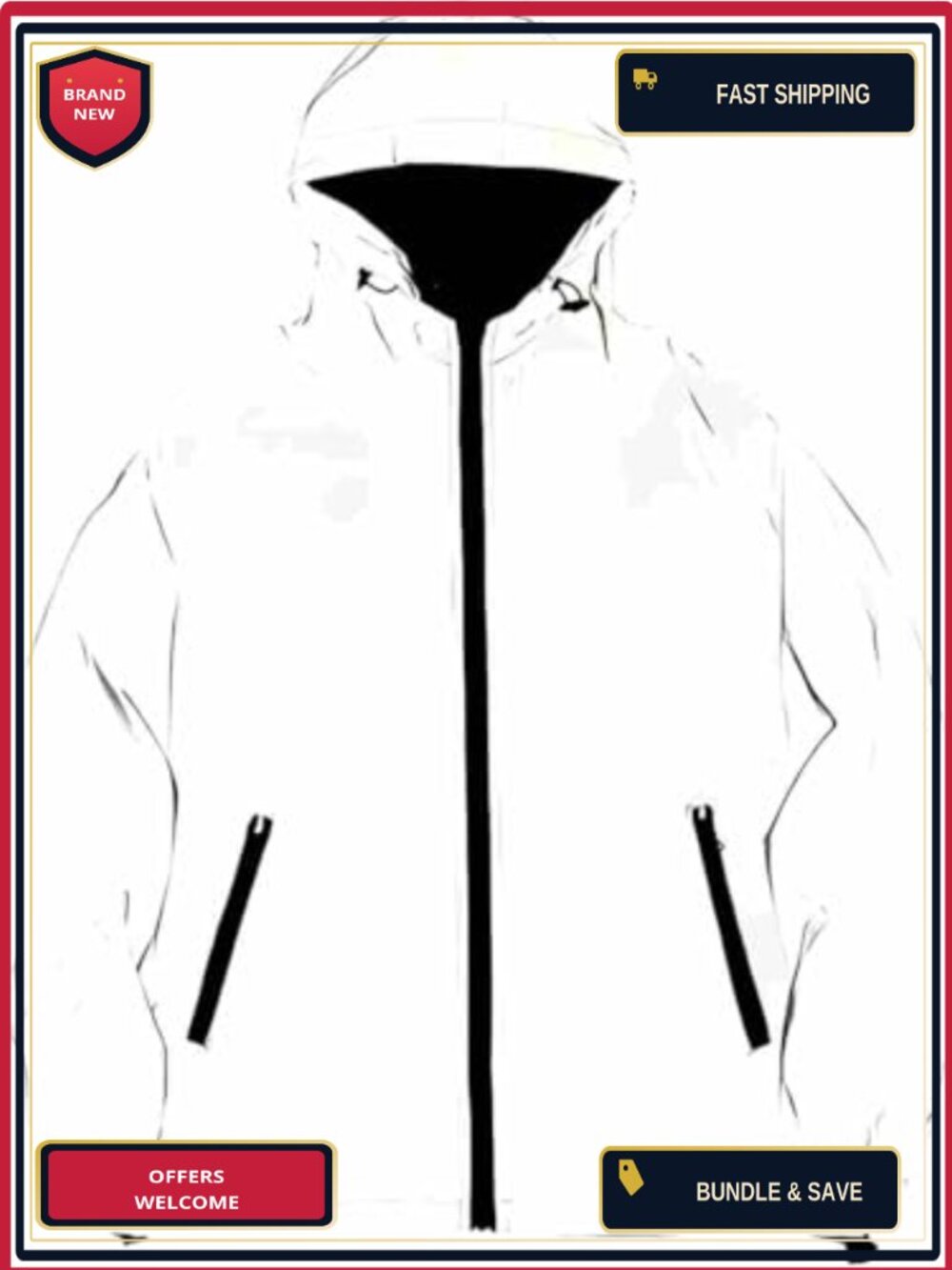 Women Reflective Zipper Jacket Running Cycling Coat